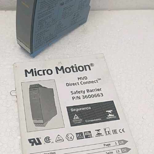 Micro Motion 3600663 Safety Barrier MVD Direct Connect Modul