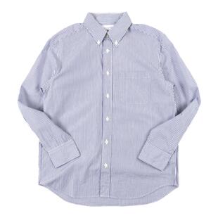 日本Manual Alphabet兵库县100支广义纺布埃及棉修身微弹长袖衬衫