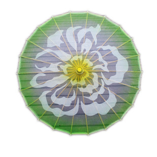 茉莉花开 舞蹈道具伞 茉莉情怀演出旗袍秀舞伞春晚跳舞透明走秀伞