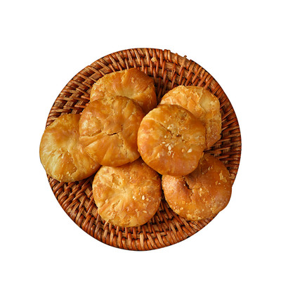 安徽特产黄山烧饼梅干菜肉酥饼点心屯溪老街手工老式糕点六袋大装