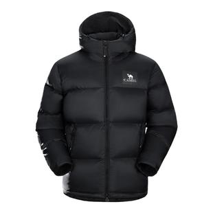 骆驼黑钻5PLUS女装羽绒服加厚2025冬季保暖连帽面包服羽绒外套男