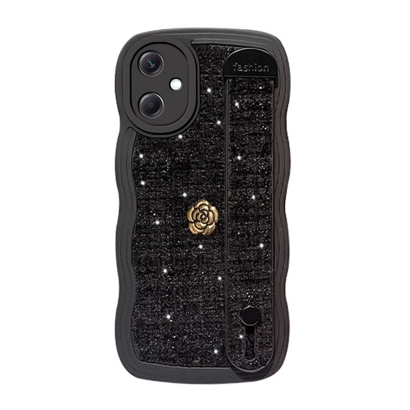 红色名媛腕带小香风适用红米note12pro手机壳12turbo新款13Pro十+本命年Redmi小米10s女款k40游