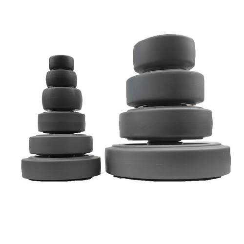 脚轮1.5寸滑轮2寸万向轮2.5寸轱辘3寸尼龙重型橡胶6寸手推车轮子