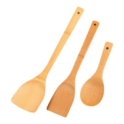 天然毛竹锅铲家用厨房不粘锅专用耐高温竹制锅铲煎铲饭勺炒菜铲子