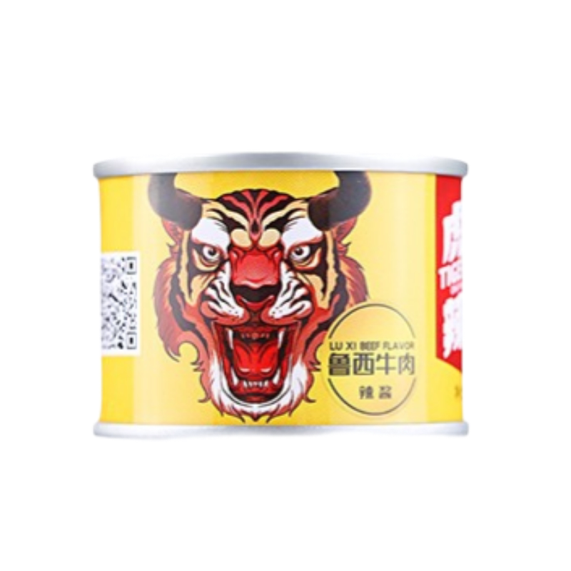 虎邦辣酱鲁西牛肉酱50g罐拌饭拌面酱魔鬼特辣蒜蓉鲜辣椒酱