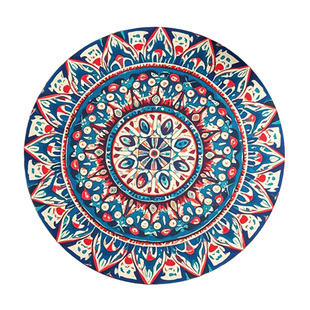 波西米亚家用餐桌隔热垫北欧风圆垫茶台吸水垫防烫防滑杯垫餐盘垫