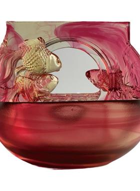 tittot琉园琉璃鱼摆件