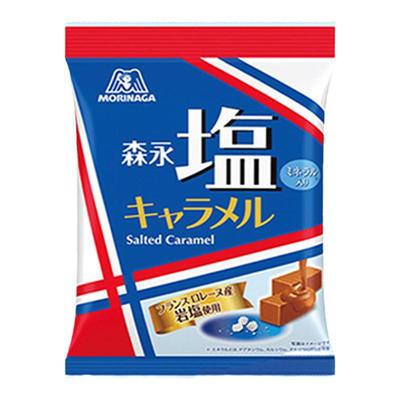 日本森岩盐太妃糖海盐奶糖糖果
