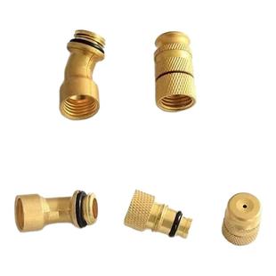 新款雾化喷头气涡流喷药打药调节喷头器打药可雾化微喷铜喷头进口