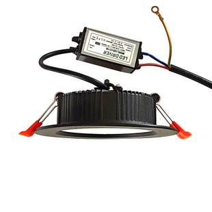 低压24V防水筒灯 12V户外门头室外led防雨桶灯浴室防雾孔灯嵌入式