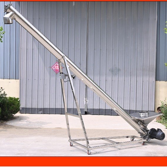 现货不锈钢螺旋上料机粮食颗粒粉末提升机绞龙提升机自动上料机