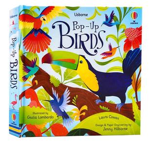 Usborne 出品 鸟类3D立体书 英文原版绘本 Pop-Up Birds 趣味3D视觉立体书儿童智力开发空间想象趣味亲子科普精装纸板礼物书