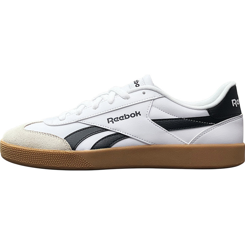 REEBOK正品！低帮黑白棕底板鞋