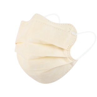 波浪形护眼角显脸型口罩新款蝶形小美颜V脸云朵高颜值黄色可爱猫