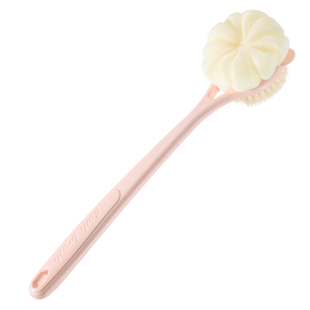 洗澡刷子搓背不求人长柄软毛双面沐浴刷搓泥去灰后背搓澡擦澡神器