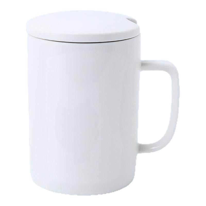 纯白陶瓷马克杯大容量咖啡奶茶杯