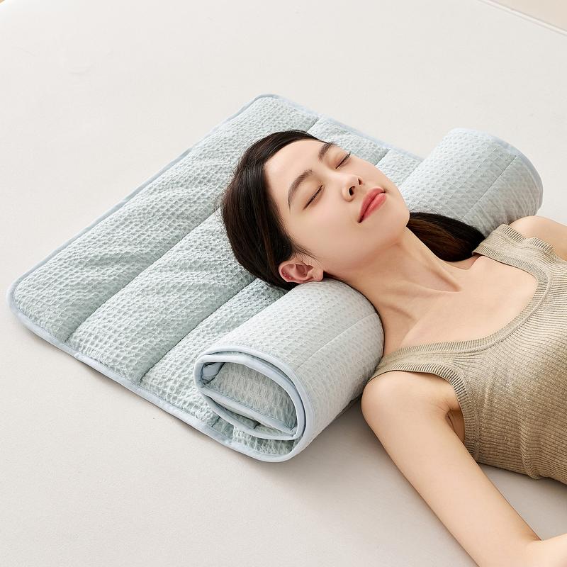 安懒懒 便携旅行枕枕头A类毛巾枕芯颈椎枕柔软腰枕软可折叠可水洗