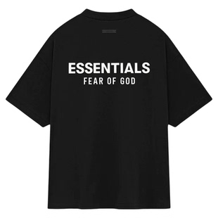 阿伦777 Fear of God Essentials Fall24 Holiday系列字母短袖T恤