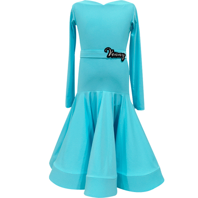 薇妮舞服拉丁舞规定服女连体女童