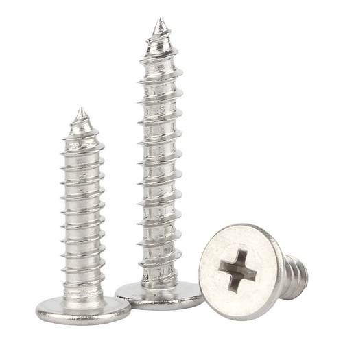 304不锈钢扁平头自攻螺丝钉CA超薄头十字自攻丝自攻钉M2M3M4M5M6