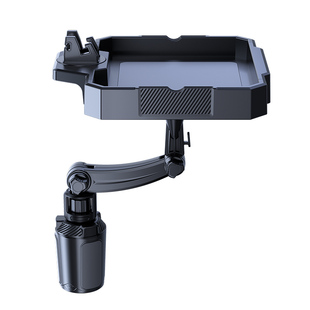 车载托盘置物架汽车中控台水杯架扩展器车内用吃饭餐桌前排小桌板