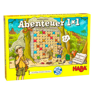 德国HABA早教玩具逻辑思维桌游游戏303717乘法宝藏7岁财商计算6岁