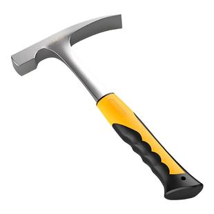 专业地质勘探锤钣金锤多功能家用尖头扁头登山采石采矿登山锤子