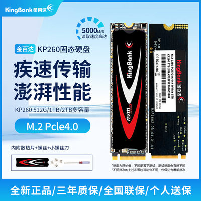 KP260 512G 1TB 2TBNVMEM2固态硬盘PCIE4.0 M.2长江储存PS5