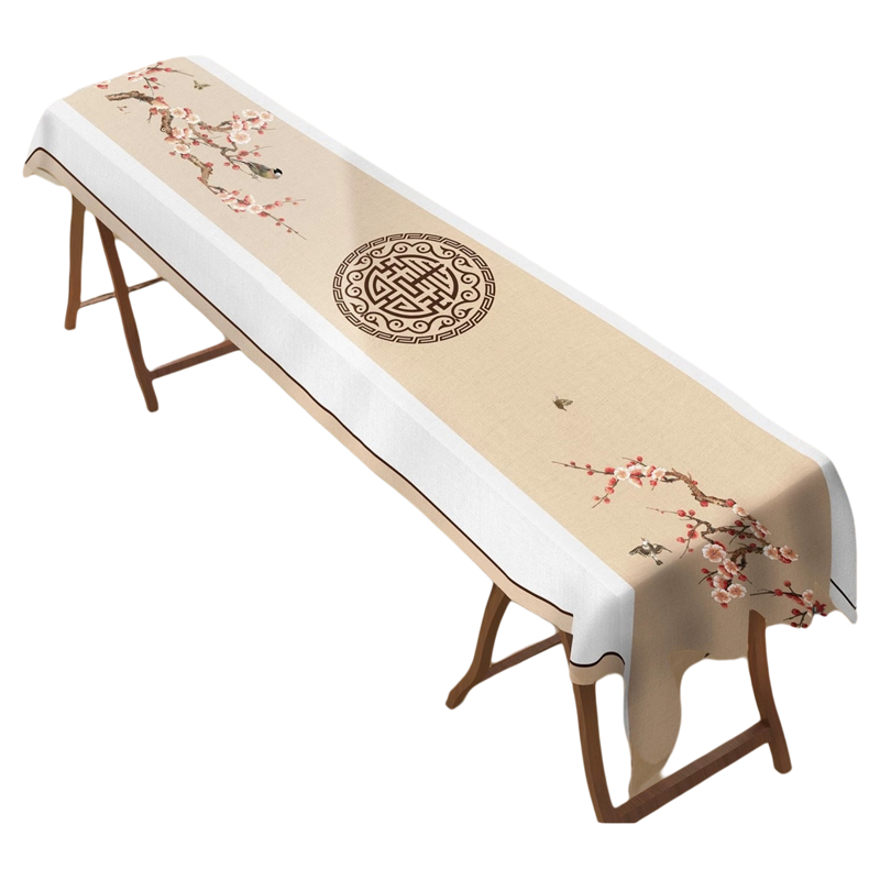 古筝防尘罩盖布文艺范高档加厚丝绒麻琴布蕾丝琴披163165cm通用款