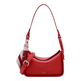 新年礼物PEDRO马年限定鬃迹系列幸运红hobo包腋下包盒子包红色包
