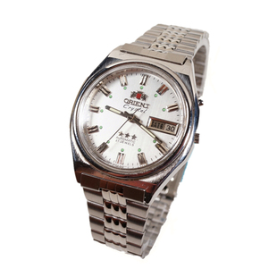 老款库存日本双狮全自动机械表原装三星男士手表精钢防水经典收藏