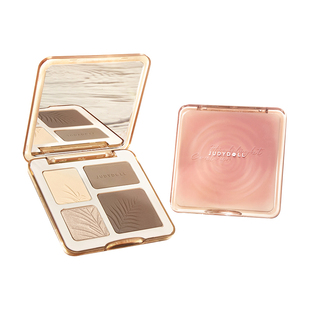 judydoll橘朵高光修容综合盘一体盘04绯影盘阴影提亮眼影四色双拼