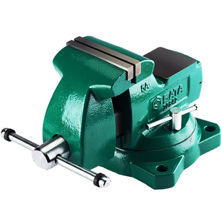 世达台虎钳重型工业级台钳工具小型家用虎钳固定夹具精密平口钳