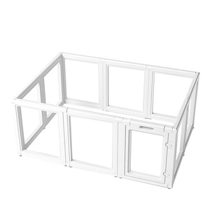 全景透明宠物围栏狗狗笼子围栏防护栏中小型犬室内家用新型狗别墅