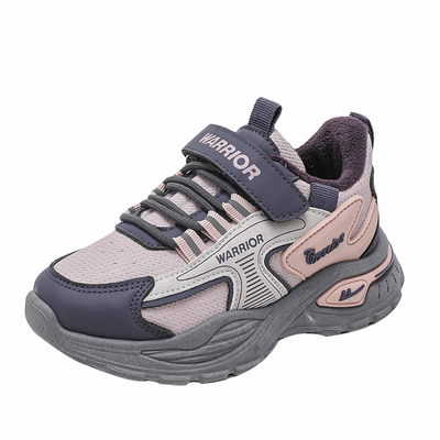 回力女童冬鞋2025新款儿童二棉鞋加绒加厚冬季皮面防水女款运动鞋