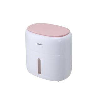 ecoco/意可可卫生间纸巾盒厕所手纸壁挂式卫生纸置物架防水卷纸筒