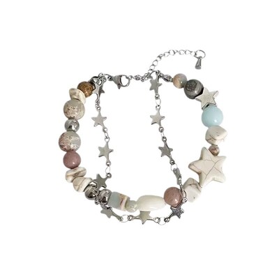 温柔宇宙原创手作奶油星星手链