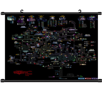 空洞骑士周边游戏宿舍海报