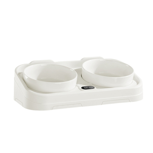 宠物猫咪狗狗恒温饮水投喂食一体机加热陶瓷碗保温智能调温防漏电