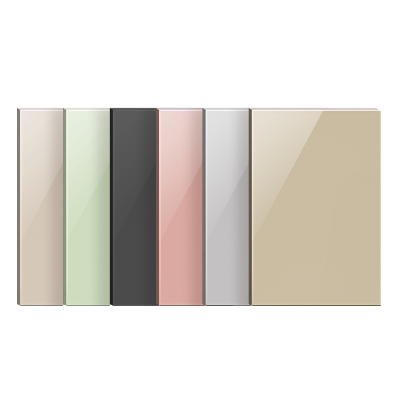 PET免拉手衣柜橱柜门定制鲁丽enf鞋柜厨柜门板平开门全屋定制工厂