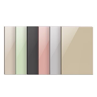 PET免拉手衣柜橱柜门定制鲁丽enf鞋柜厨柜门板平开门全屋定制工厂