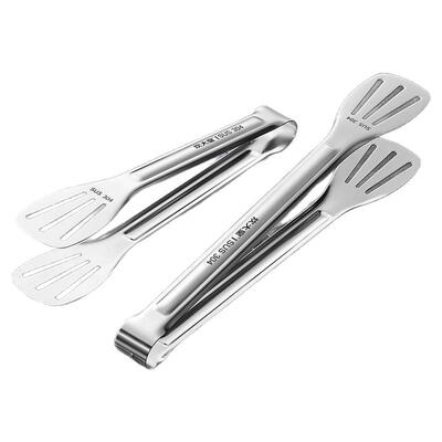 炊大皇304不锈钢食品夹子烧烤肉煎牛排面包厨房家商用食物防烫夹
