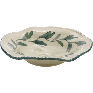 日式餐具陶瓷米饭碗餐盘高颜值碗盘套装家用釉下彩碗具不规则盘子