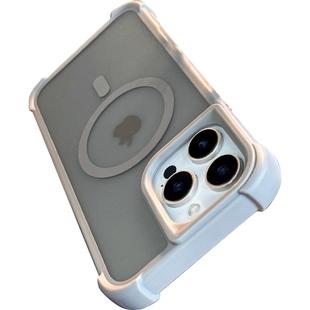 四角气囊磁吸防摔全包边加厚适用苹果15pro手机壳iphone16promax透明磨砂11新款17简约13保护套12软边14硬壳p
