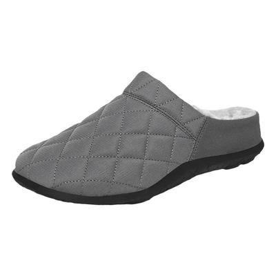 男棉拖防滑格子室外防水外贸居家