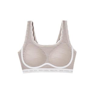 爱美丽夹心软支撑3代背心式防下垂文胸罩聚拢无痕提托运动内衣女