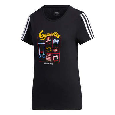 Adidas/阿迪达斯正品neo W PNDA TEE 2女子运动休闲短袖T恤GK1567