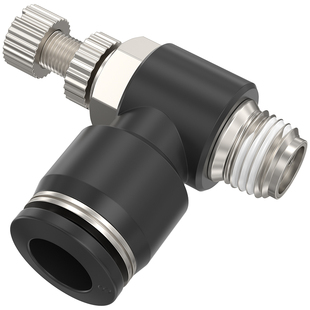 节流阀气动可调进气调节阀气管快速接头机械手配件大全SL6-M5-01