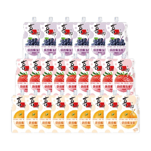 喜之郎蒟蒻果冻爽75g*24支共3.6斤可吸的果冻吸果汁儿童休闲零食