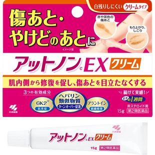 【自营】日本进口小林制药烫伤膏缓解烧伤手脚干裂15g正品修复